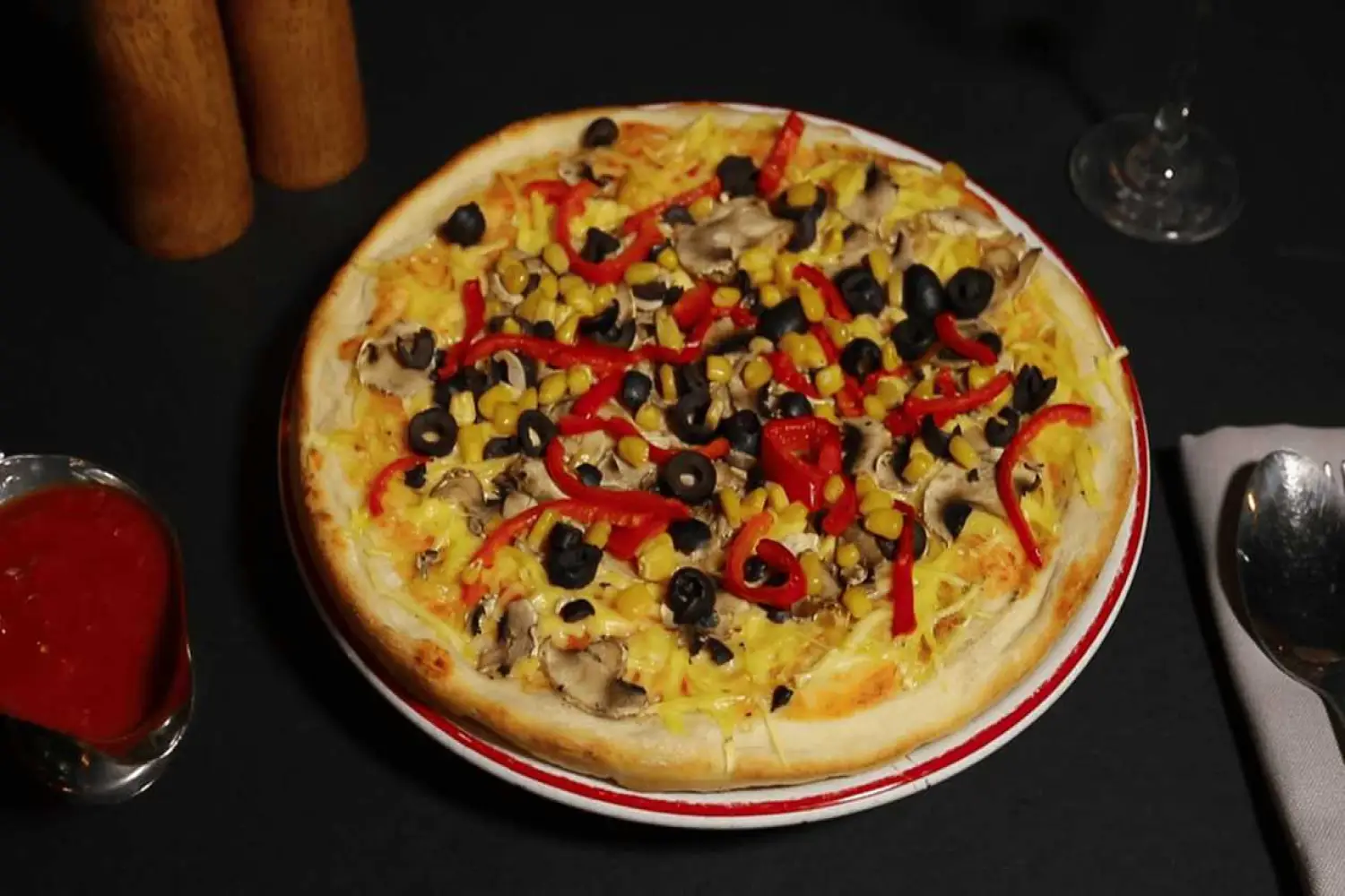 Pizza Vegetariana de Post 30 cm