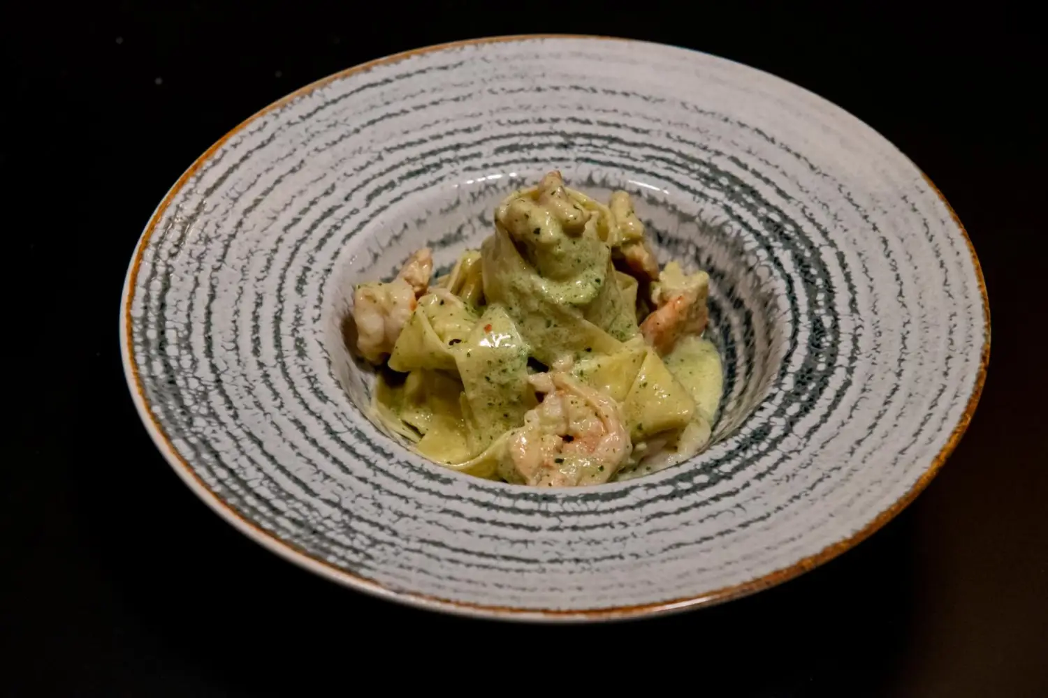 Sfogliatine di Pasta Fresco con Gamberi
