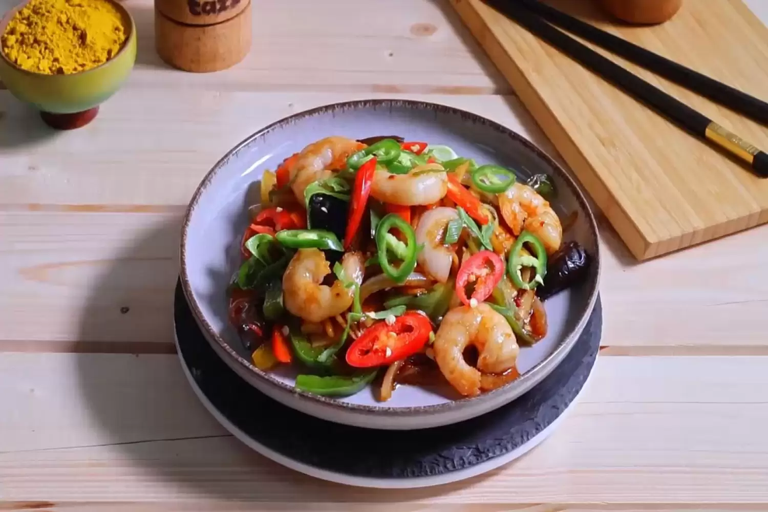 Creveti Sichuan cu Urechi de Lemn 440 Gr.